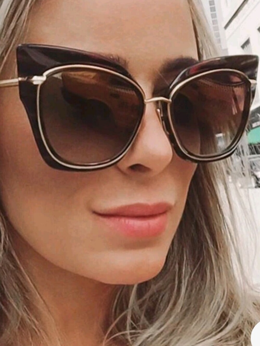 Carlos Falchi vintage-inspired cat-eye sunglasses burgundy maroon